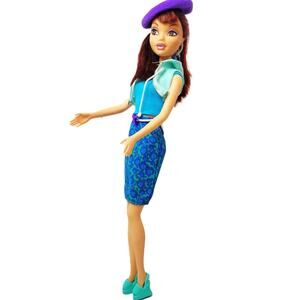 Hip Chick My Scene Barbie Re-Dressed W/Beret Hat  One Earring